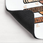 Tapis De Souris J'Apprends Bravoure Aimer Égalité Force (Coin)