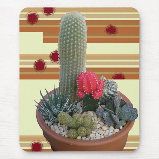 Tapis De Souris Jardin à cactus #2 (Devant)
