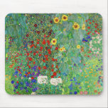 Tapis De Souris Jardin Agricole Gustav Klimt Avec Peinture De Fleu<br><div class="desc">Jardin Ferme Gustav Klimt Avec Fleurs de soleil Floral Vintage Art Nouveau Peinture</div>