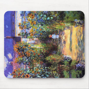 Tapis De Souris Jardin Claude Monet Fleurs de tournesol été