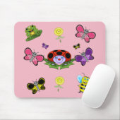 Tapis De Souris Jardin coloré Standard Mousepad (Avec souris)