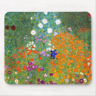 Tapis De Souris Jardin d'agrément par le cru de Gustav Klimt