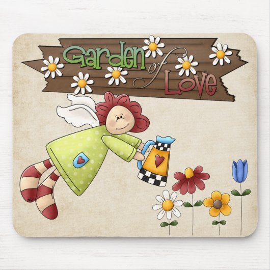 Tapis De Souris Jardin d'amour Mousepad (Devant)