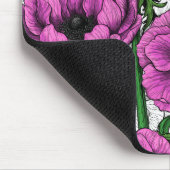 Tapis De Souris Jardin d'anémone rose (Coin)