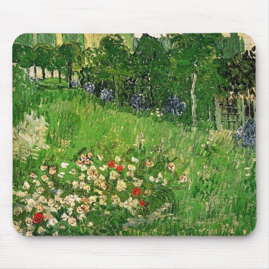Tapis De Souris Jardin de Daubigny. Vincent van Gogh. beau (Devant)