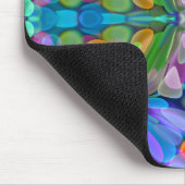 Tapis De Souris Jardin de Fleur sauvage de libellules Abstrait Flo (Coin)