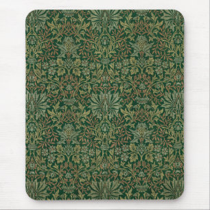 Tapis De Souris Jardin de fleurs de William Morris - Verts