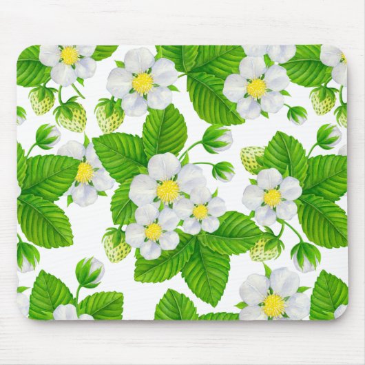 Tapis De Souris Jardin de fraises 2 (Devant)