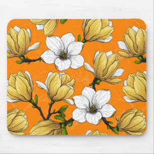 Tapis De Souris Jardin de Magnolia en jaune