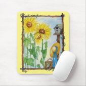 Tapis De Souris Jardin de Sunflower (Avec souris)
