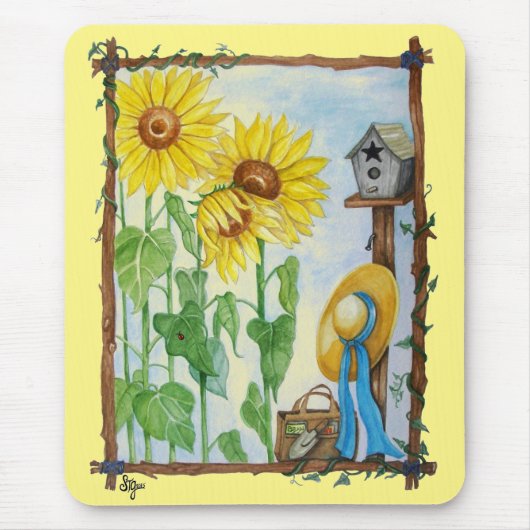 Tapis De Souris Jardin de Sunflower (Devant)