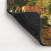 Tapis De Souris Jardin d'Éden (huile sur la toile) (Coin)