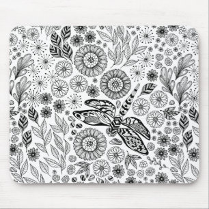 Tapis De Souris Jardin des libellules