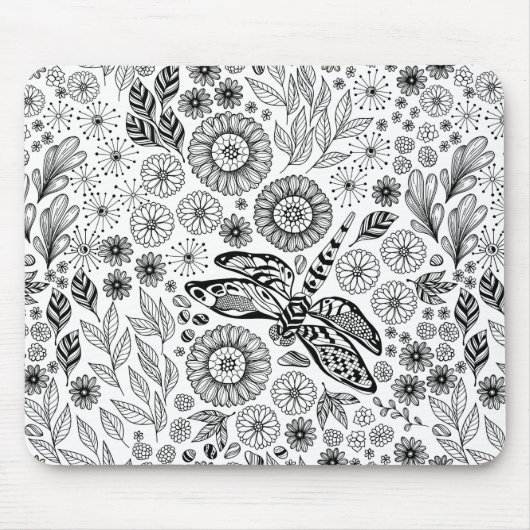 Tapis De Souris Jardin des libellules (Devant)