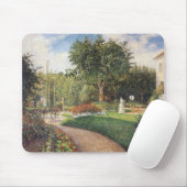 Tapis De Souris Jardin des Mathurins à Pontoise par Pissarro (Avec souris)