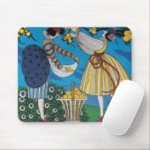 TAPIS DE SOURIS JARDIN D'ÉTÉ / CONCEPTEUR DE COSTUME MODE (Avec souris)