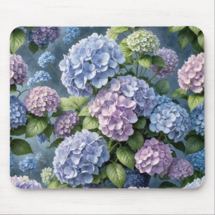 Tapis De Souris Jardin d'été Hydrangea