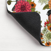Tapis De Souris Jardin d'oiseaux et de fleurs 1 (Coin)