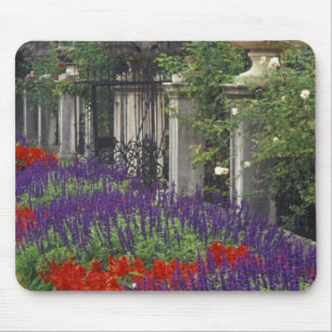 Tapis De Souris Jardin du palais Mirabell, Salzbourg, Autriche