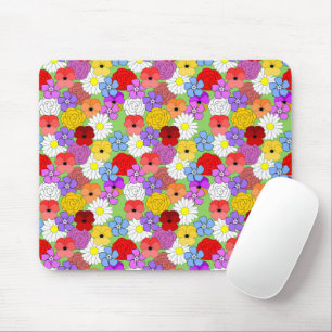Tapis De Souris Jardin fleuri