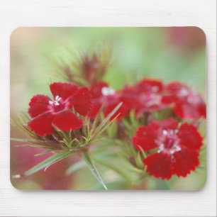 Tapis De Souris Jardin Floral Rouge Mousepad