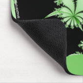 Tapis De Souris Jardin fractal lime (Coin)