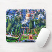 Tapis De Souris Jardin Mousepad de Baha'i (Avec souris)