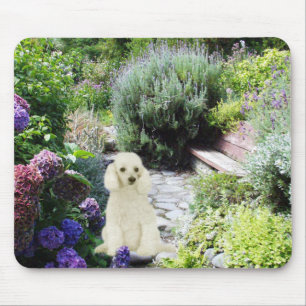 Tapis De Souris Jardin Mousepad de caniche