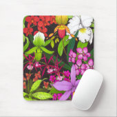 Tapis De Souris Jardin Mousepad d'orchidée (Avec souris)