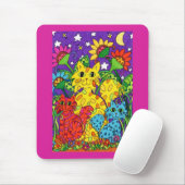 Tapis De Souris Jardin nocturne (Avec souris)