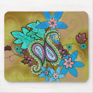 Tapis De Souris Jardin Paisley Mousepad