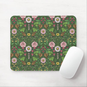 Tapis De Souris Jardin sauvage en vert