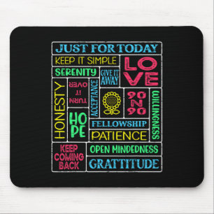 Tapis De Souris Jardin spirituel des Narcotiques Anonymes