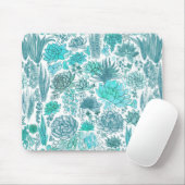 Tapis De Souris Jardin succulent (Avec souris)