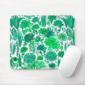 Tapis De Souris Jardin succulent (Avec souris)