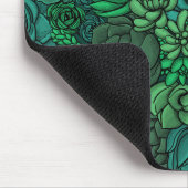 Tapis De Souris Jardin succulent en vert (Coin)