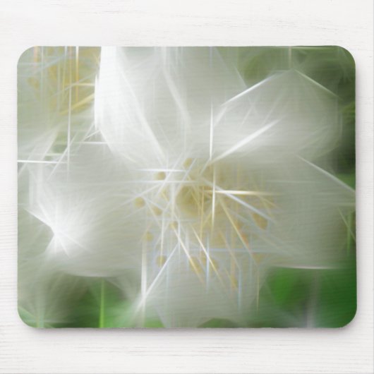 Tapis De Souris Jasmine brillante blanche (Devant)