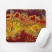 Tapis De Souris Jasper de rayloa rouge et jaune (Avec souris)