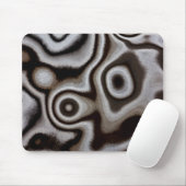 Tapis De Souris Jasper pierre noir et blanc (Avec souris)