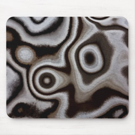Tapis De Souris Jasper pierre noir et blanc (Devant)