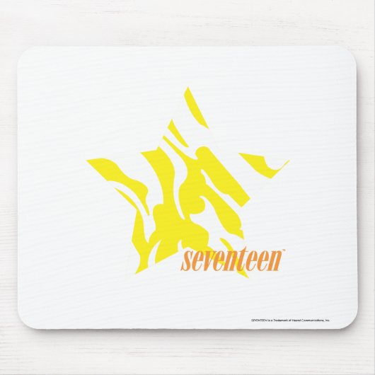 Tapis De Souris Jaune 3 de zèbre (Devant)