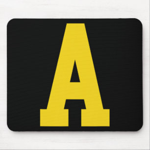 Tapis De Souris Jaune a' En Rouge Pour Alvin Costume Halloween Et