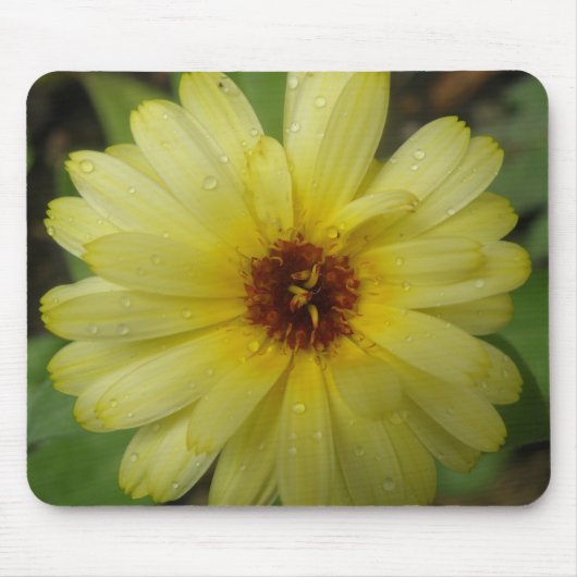 Tapis De Souris Jaune Arouttes Marigold Mousepad (Devant)