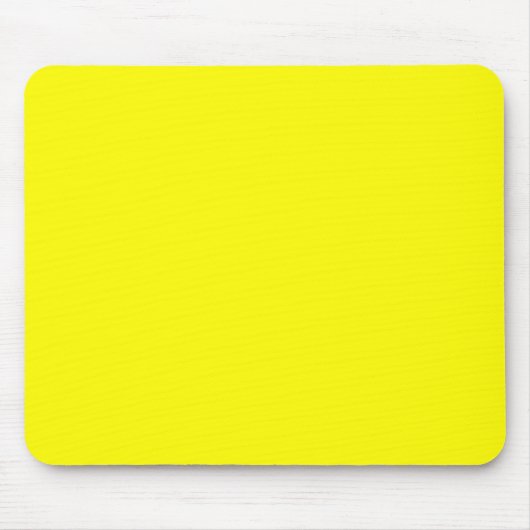 Tapis De Souris Jaune clair (couleur solide) (Devant)