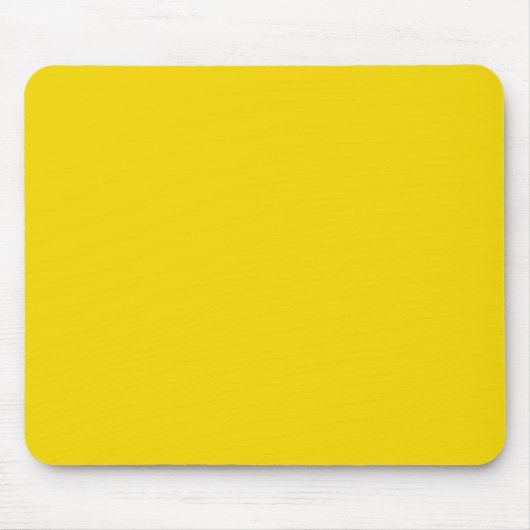 Tapis De Souris Jaune clair solide (Devant)