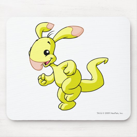 Tapis De Souris Jaune de Blumaroo (Devant)