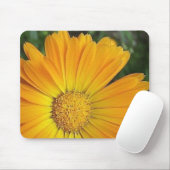 Tapis de souris jaune de marguerite (Avec souris)