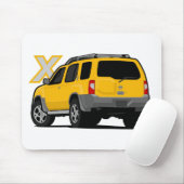 Tapis De Souris Jaune de Nissan Xterra (Avec souris)