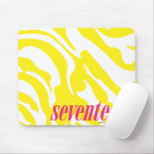 Tapis De Souris Jaune de zèbre (Avec souris)