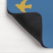 Tapis de souris jaune d'oiseaux (Coin)